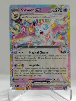 Sylveon ex Holo 086/191 Double Rare SV08: Surging Sparks Pokemon TCG - Image 1