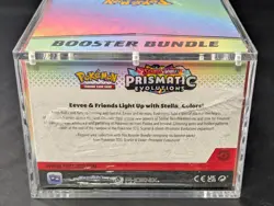 Pokemon TCG S&V Prismatic Evolutions Booster Bundle Display Case w/Acrylic Case - Image 3