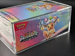 Pokemon TCG S&V Prismatic Evolutions Booster Bundle Display Case w/Acrylic Case - Image 4