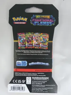 Pokemon TCG Mega Evolution Phantasmal Flames Sleeved Booster Pack NEW - Image 2