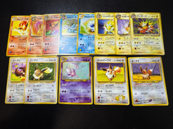 (LP) 13set Eevee Vaporeon Jolteon Flareon Espeon Holo Jungle Pokemon Card - Image 1