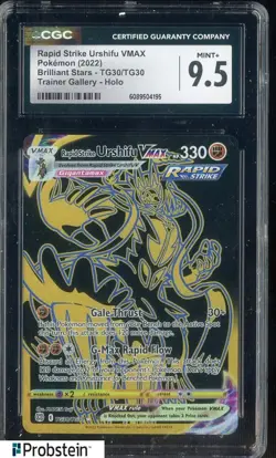 2022 Pokemon Brilliant Stars #TG30/TG30 Rapid Strike Urshify Vmax CGC 9.5 - Image 1