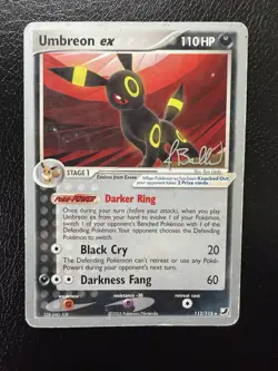 Pokemon Umbreon ex 110HP Ultra Rare 112/115 World Championship 2006 MP - Image 1