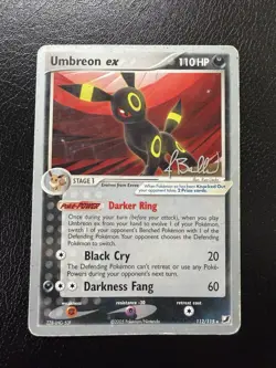 Pokemon Umbreon ex 110HP Ultra Rare 112/115 World Championship 2006 MP - Image 2