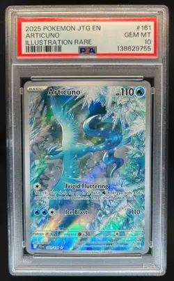 2025 Pokemon Journey Together Articuno #161/159 PSA 10 - Image 1