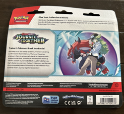 Pokemon Scarlet Violet Journey Together 3 Booster Pack New Sealed scrafty - Image 2