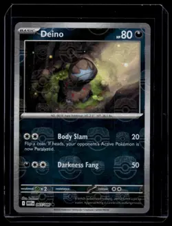 Pokemon TCG - Deino - 065/086 - (Master Ball Pattern) - SV: White Flare - Image 1