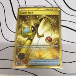 Pokemon Super Rod Gold Secret Rare Foil Sv02 Paldea Evolved 276/193 - Image 1