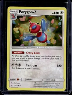 2019 Pokemon Sun & Moon Unbroken Bonds Porygon-Z Holo #157/214 - Image 1