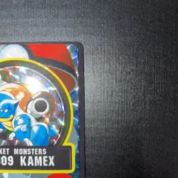 Pokemon TCG Blastoise Kamex-Prism Bandai Sealdass Series 3 Japanese No.009 - NM - Image 3