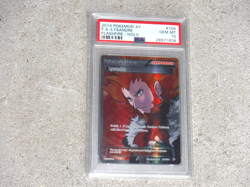 2014 POKEMON XY FLASHFIRE LYSANDRE FULL ART HOLO CARD #104 PSA 10 POKEMON - Image 1