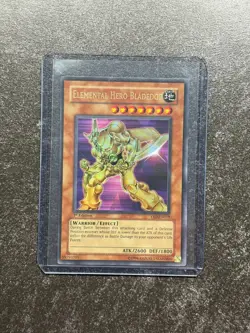 2005 Yu-Gi-Oh! TCG Elemental HERO Bladedge 1st edition Holo - Image 1