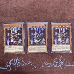 Yu-Gi-Oh! Darklord Ixchel BLRR-EN076 Secret Rare NM 1st Ed. x 3 - Image 1