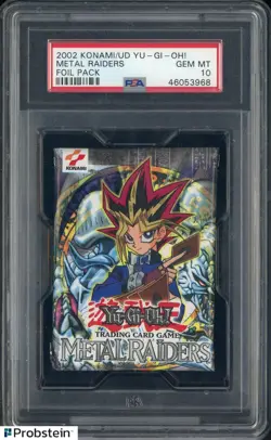 2002 Konami/Upper Deck Yu-Gi-Oh! Metal Raiders - Foil Pack PSA 10 GEM MINT - Image 1