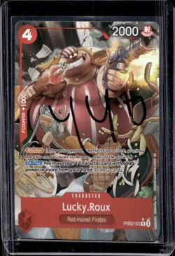 2025 One Piece The Best Premium Booster Lucky Roux Alternate Art #PRB02-003 - Image 1