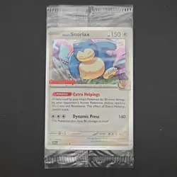 Pokemon TCG Card Hop’s Snorlax 117/159 Journey Together Gamestop Promo - Sealed - Image 1