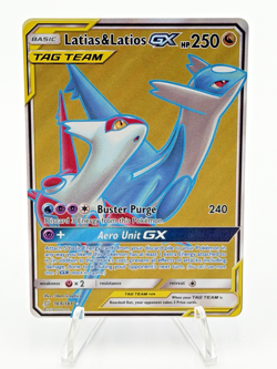 Pokemon TCG Latias & Latios GX (Full Art) 169/181 Tag Team Sm-Team Up Holo NM - Image 1