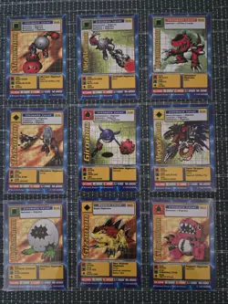 Complete Vintage Digimon CCG Battle Series 2 Card Set Puppetmon Machinedramon ++ - Image 3