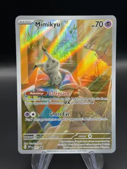 Mimikyu SVP 075 Black Star Promo Full Art Holo Scarlet & Violet Pokemon Card NM - Image 1