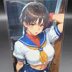 Sakura Kasugano Anime Waifu Card Doujin ACG Goddess Holo - Image 1
