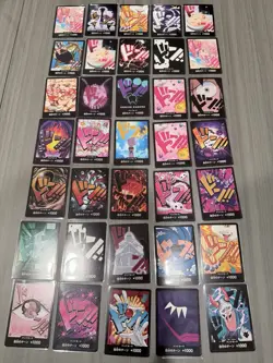 One Piece Card Game Bandai Don!! Japanese Lot Of 35 Don!!s - Image 1