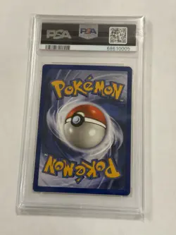 1999 POKEMON BASE SET UNLIMITED YELLOW CHEEKS #58 PIKACHU PSA 7 Graded Card - Image 2