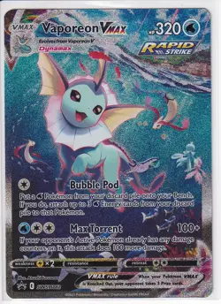 Vaporeon VMAX - Holo Promo SWSH: Sword & Shield Promo Cards SWSH182 NM - Image 1