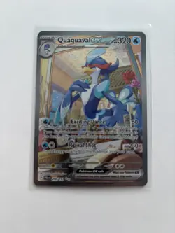 Pokemon TCG Quaquaval EX Holo Card Paldea Evolved Full Art 260/193 - Image 1