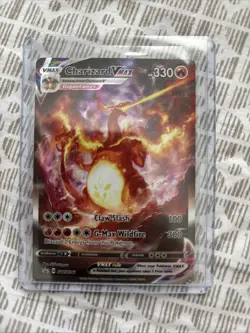 Pokemon TCG Charizard VMAX SWSH261 Sword & Shield Black Star Promo Card NM - Image 1