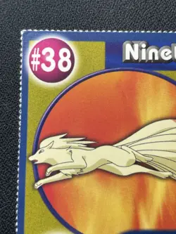 Ninetails #38 Poke Trivia Burger King Pokemon Card 1999 Nintendo MP/DMG - Image 2