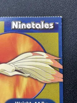 Ninetails #38 Poke Trivia Burger King Pokemon Card 1999 Nintendo MP/DMG - Image 3