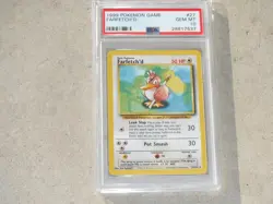 1999 POKEMON GAME FARFETCH'D CARD #27 GRADED PSA 10 POKEMON - Image 3