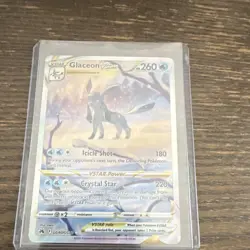 Pokemon Glaceon VSTAR Ultra Rare Holo Card GG40/70 Crown Zenith Galarian Gallery - Image 1