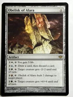 Obelisk of Alara Conflux 140 LP-NM MTG Card - Image 1