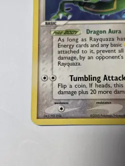 Rayquaza 22/107 EX Deoxys 2005 Non Holo Rare Pokemon Card - Image 3