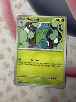 Metapod Common SV09: Journey Together 002/159 NM English Pokemon Card - Image 1