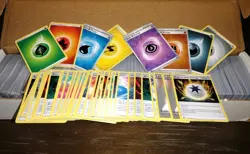 1000 Pokemon Cards ONLY ENERGY ALL ENERGIES + 20 Special Energies! READ! - Image 1