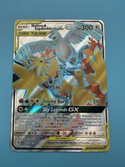 Moltres & Zapdos & Articuno GX (Full Art) 66/68 Hidden Fates - Pokemon Card - NM - Image 3