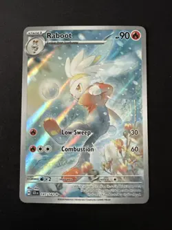 Pokemon TCG Raboot Stellar Crown Holo Card 147/142 Sv07 - Image 1