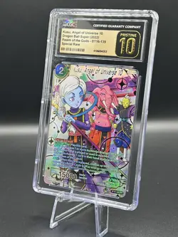 Dragon Ball Super Cards Kusu, Angel of Universe 10 BT16-139 SPR CGC Pristine 10 - Image 2