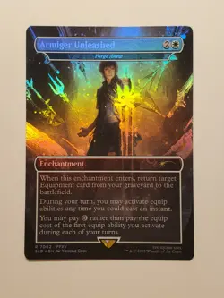Armiger Unleashed Foil - Forge Anew 7002 NM Secret Lair MTG - Image 1