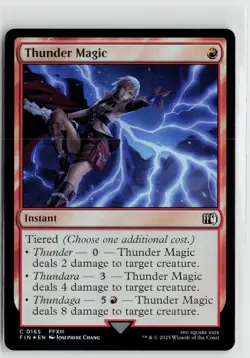 MTG Final Fantasy Thunder Magic Foil x1 NM - Image 1