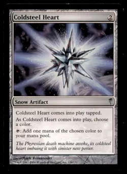 Coldsteel Heart LP Light Play Coldsnap MTG [7309] - Image 1