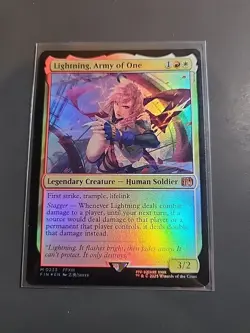 Lightning, Army of One Foil - Final Fantasy MTG - Image 1