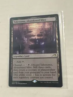 MTG Takenuma, Abandoned Mire - Kamigawa: Neon Dynasty (NEO) NM LC1 - Image 1