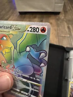 Pokemon TCG Charizard VSTAR Rainbow Secret Rare Card Brilliant Stars 174/172 - Image 4