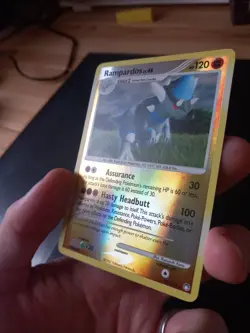 Rampardos 33/123 | Reverse Holo Rare Pokemon Card | Mysterious Treasures | NM - Image 3