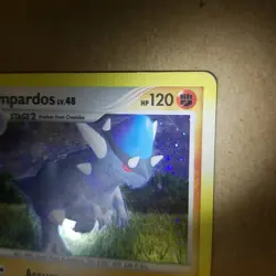Rampardos 33/123 | Pokemon Card | Mysterious Treasures | Holo | Rare - MP - Image 3