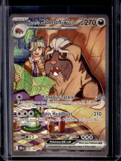 2025 Pokemon Destined Rivals Arven's Mabosstiff ex #235/182 - Image 1