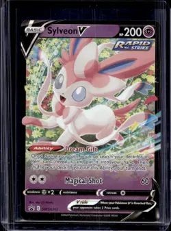 2019-2023 Pokemon SWSH Black Star Promos Sylveon V #SWSH202 - Image 1